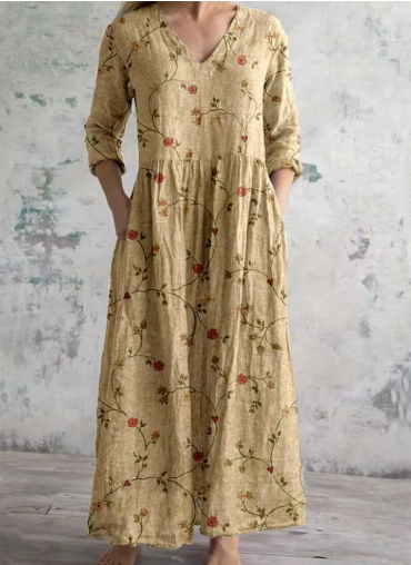 Galina - Floral Maxi Dress