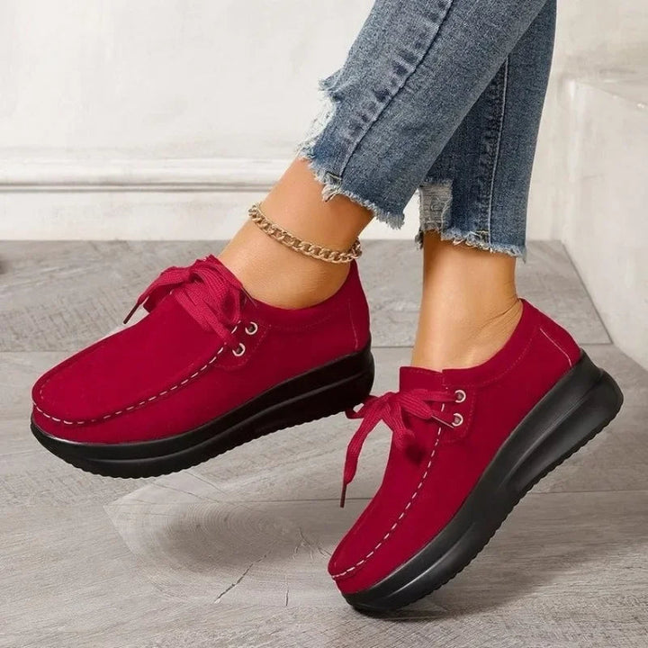 Paula – Lace Up Shoes With Non Slip Sole