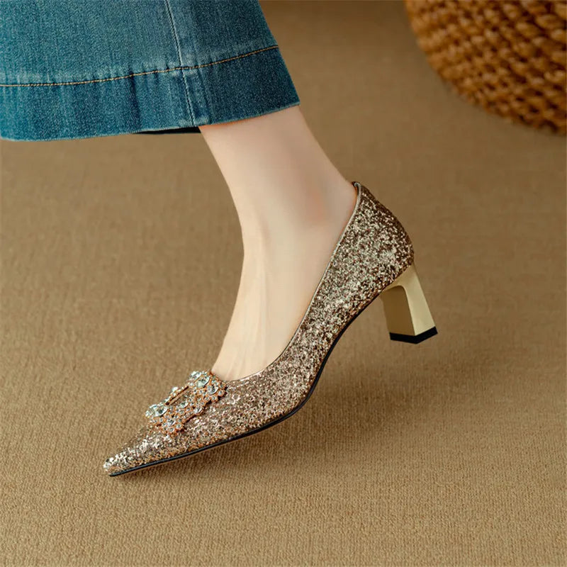 Gloria | Glitter Heels