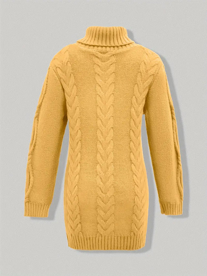 Narda - Cable Knitted Turtleneck