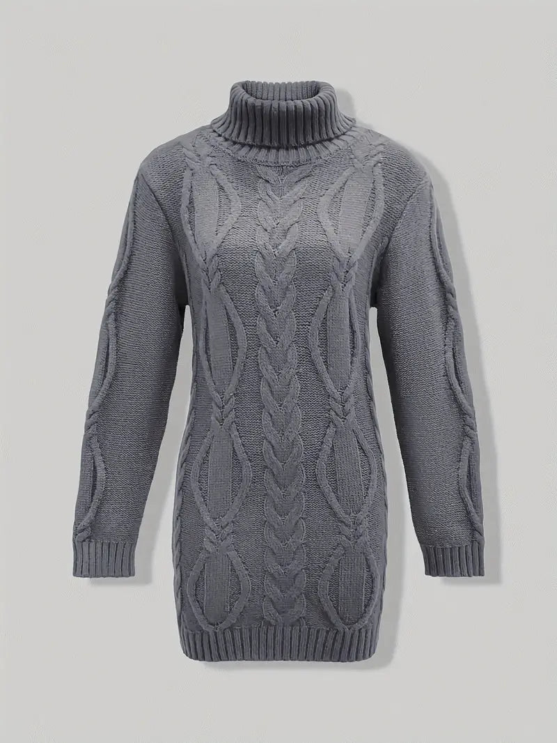Narda - Cable Knitted Turtleneck