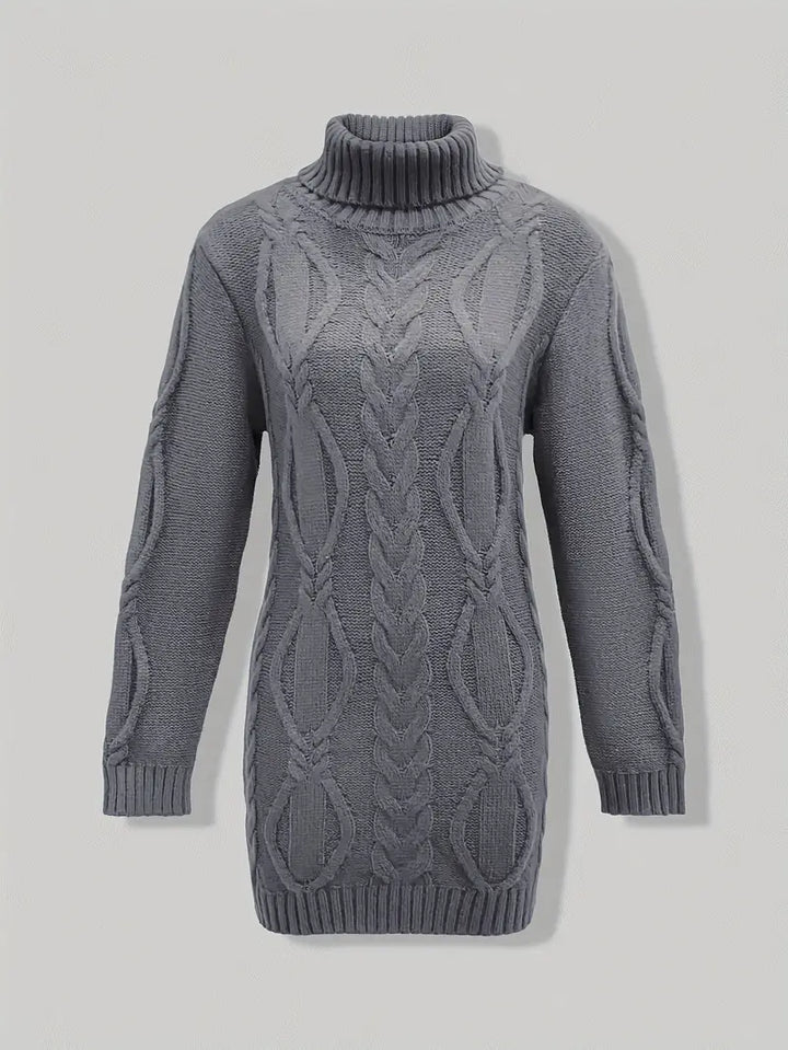 Narda - Cable Knitted Turtleneck