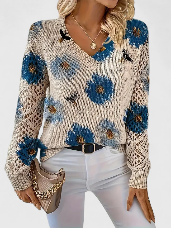 Sylvia - Floral Sweater