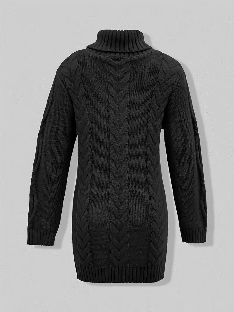 Narda - Cable Knitted Turtleneck