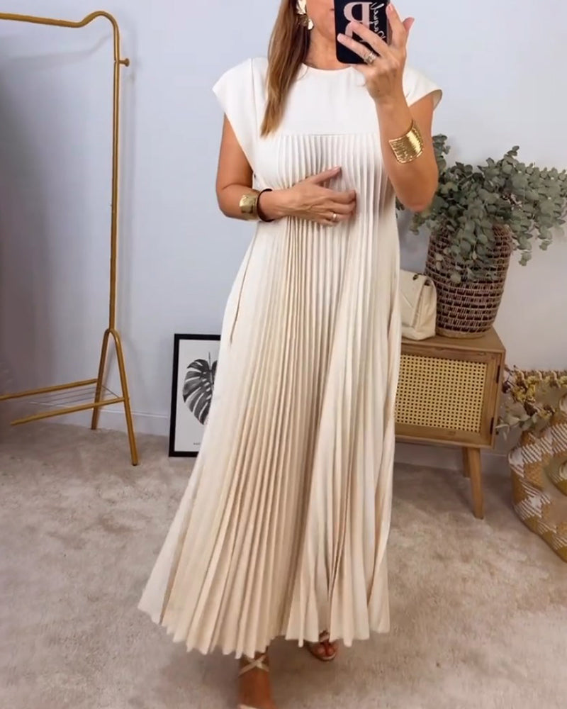 Bonnie - Pleated Maxi Dress