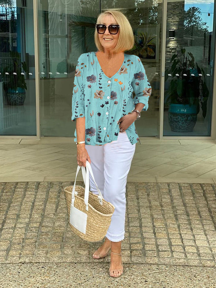 Barbara -  Floral Top