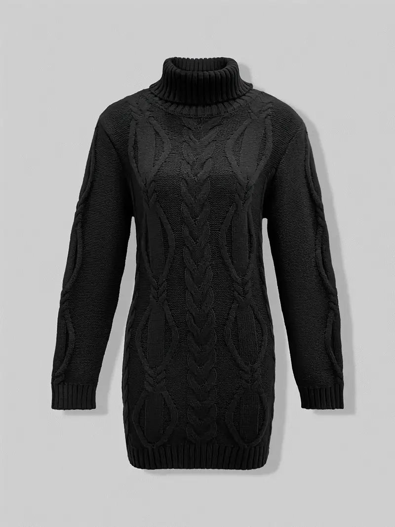 Narda - Cable Knitted Turtleneck