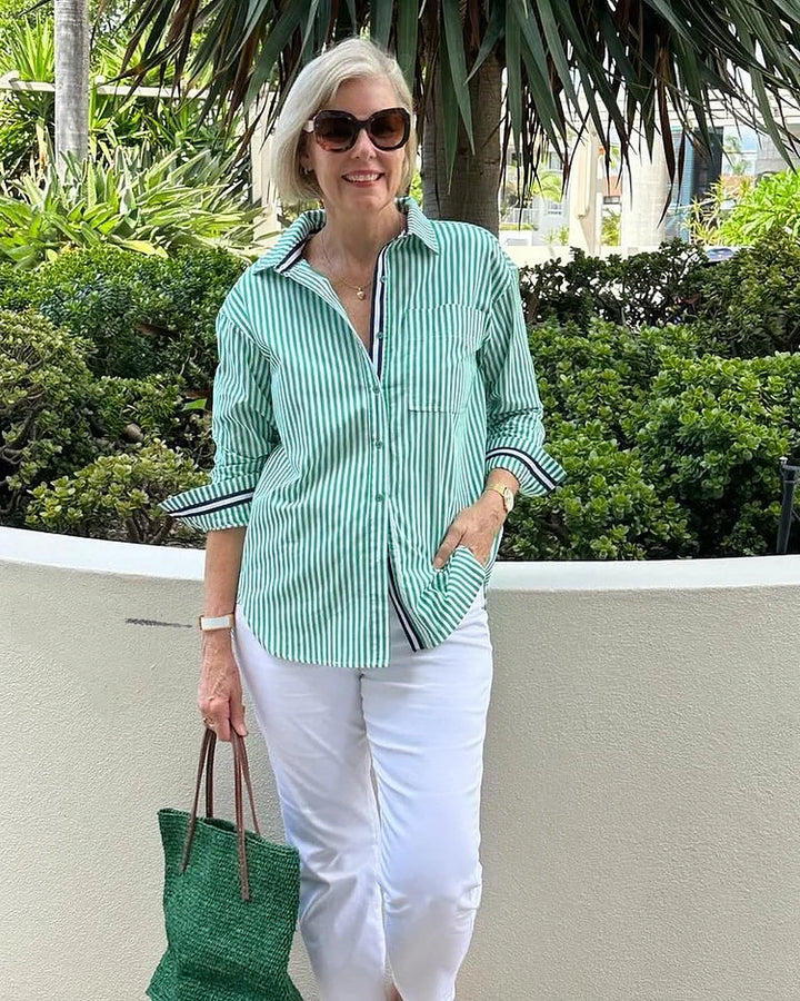 Mandy - Striped Shirt