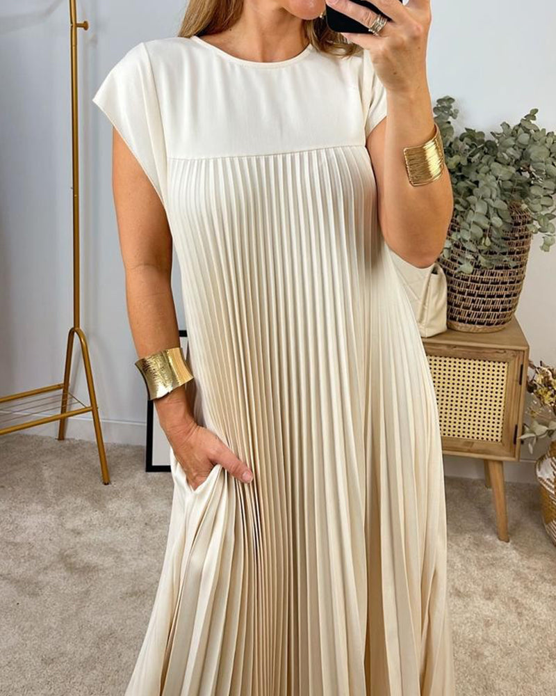 Bonnie - Pleated Maxi Dress