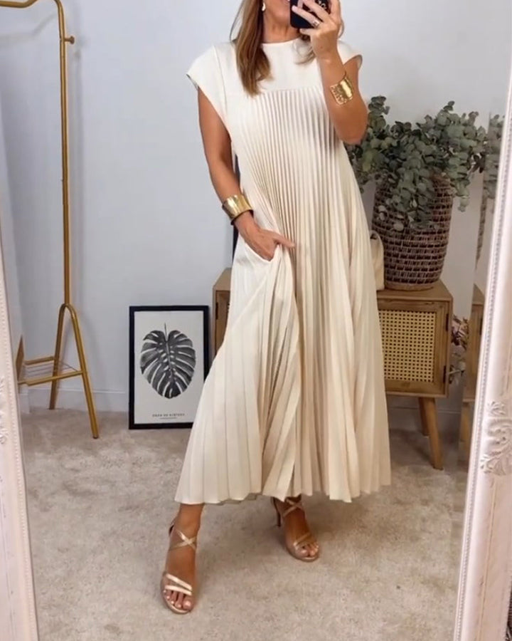 Bonnie - Pleated Maxi Dress