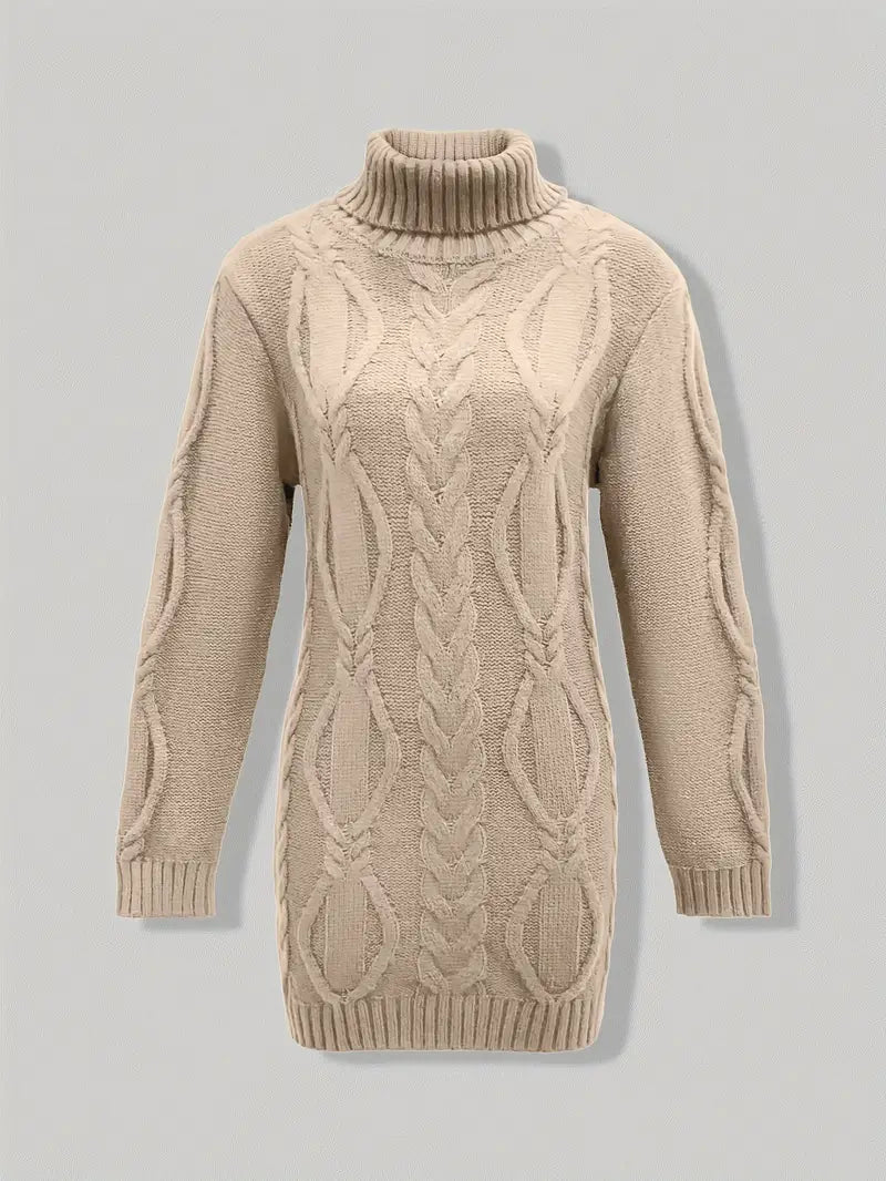 Narda - Cable Knitted Turtleneck