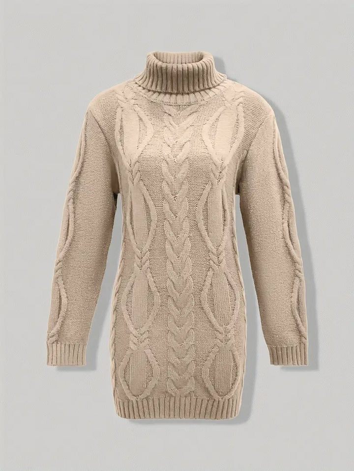 Narda - Cable Knitted Turtleneck