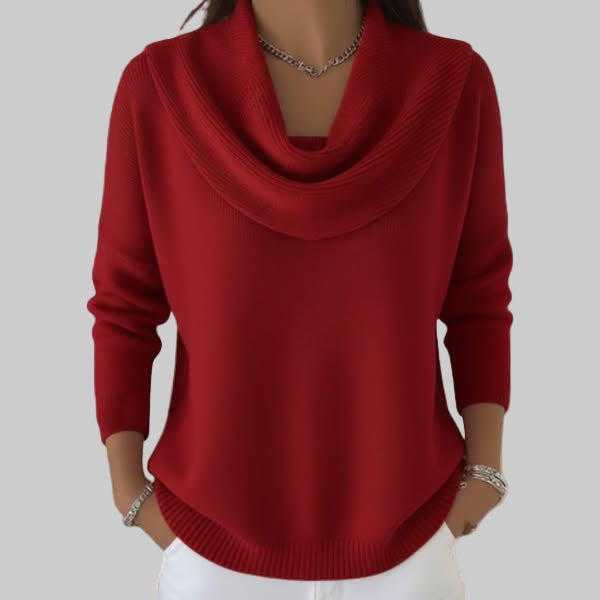 Teresa – Elegance Cowl Neck Sweater