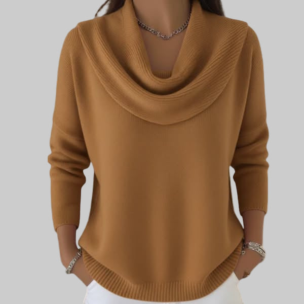 Teresa – Elegance Cowl Neck Sweater