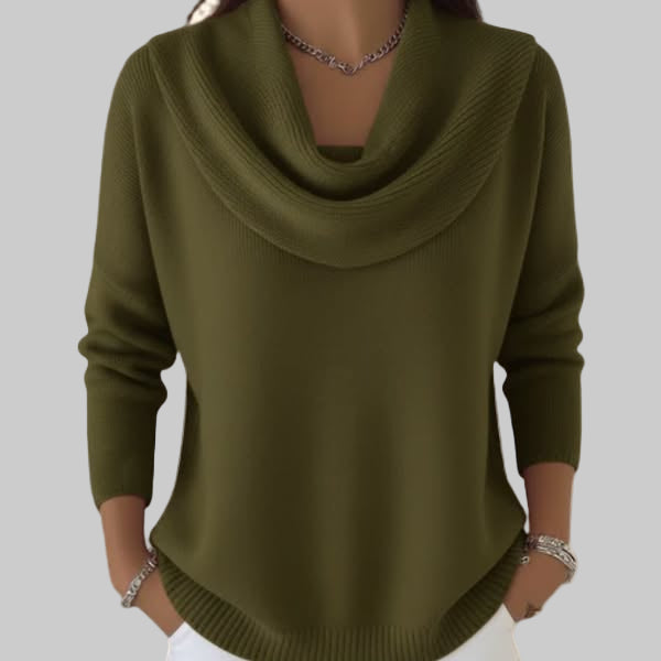 Teresa – Elegance Cowl Neck Sweater