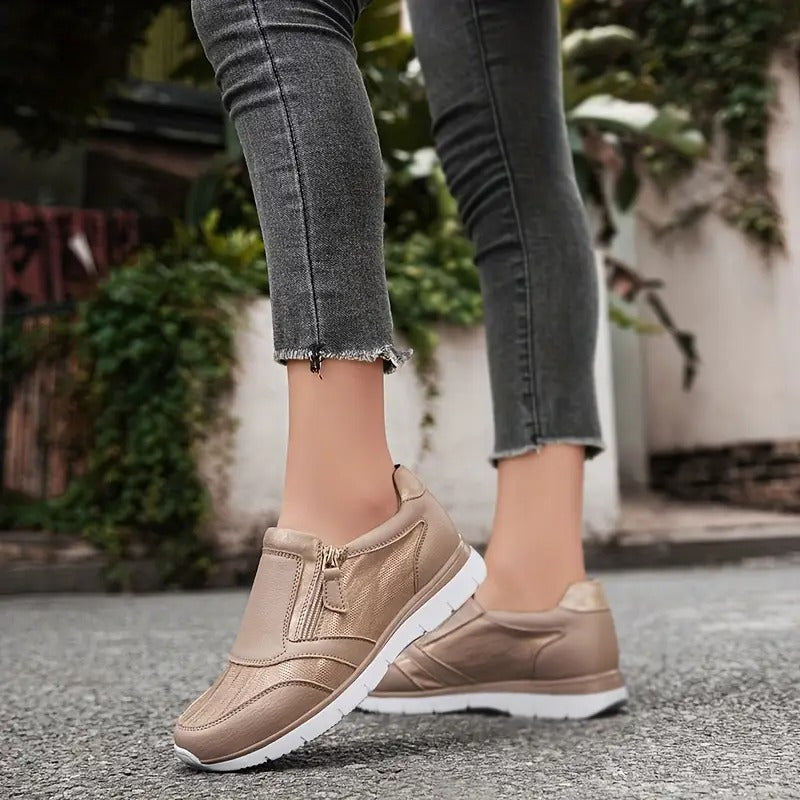 Anette - Orthopedic Shoes with Side Zipper