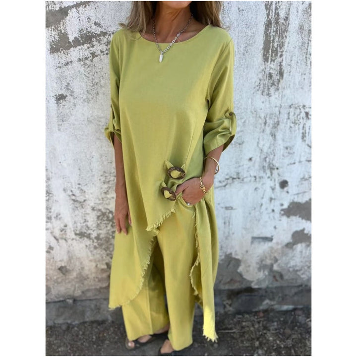 Matilda - Round Neck Two Piece Set