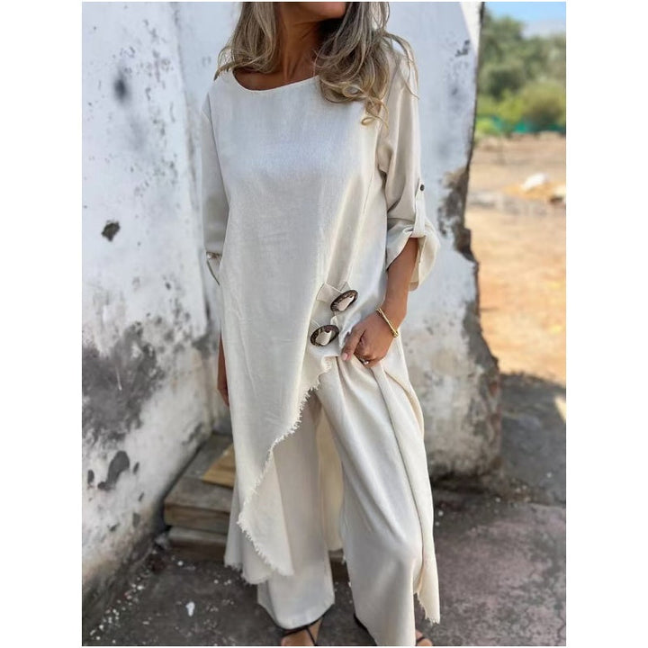 Matilda - Round Neck Two Piece Set